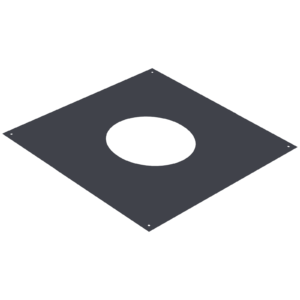 Täckplåt kvadratisk delad 0-30° 500x500 mm